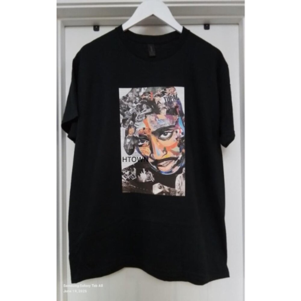 TUPAC Collage Graphic Print T-Shirt